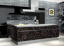 High gloss MDF and acrylic board panels from our supplys: Kitchen: Trendy