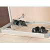 Aluminium Shoe Holder With 2 Shelves 2